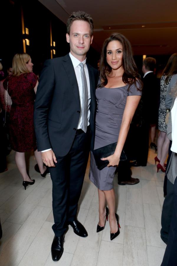 Patrick J. Adams (L) and Meghan Markle attend the FINCA Canada Fundraiser At TIFF 2012 during the Toro<em></em>nto Internatio<em></em>nal Film Festival on September 11, 2012 in Toronto, Canada. 