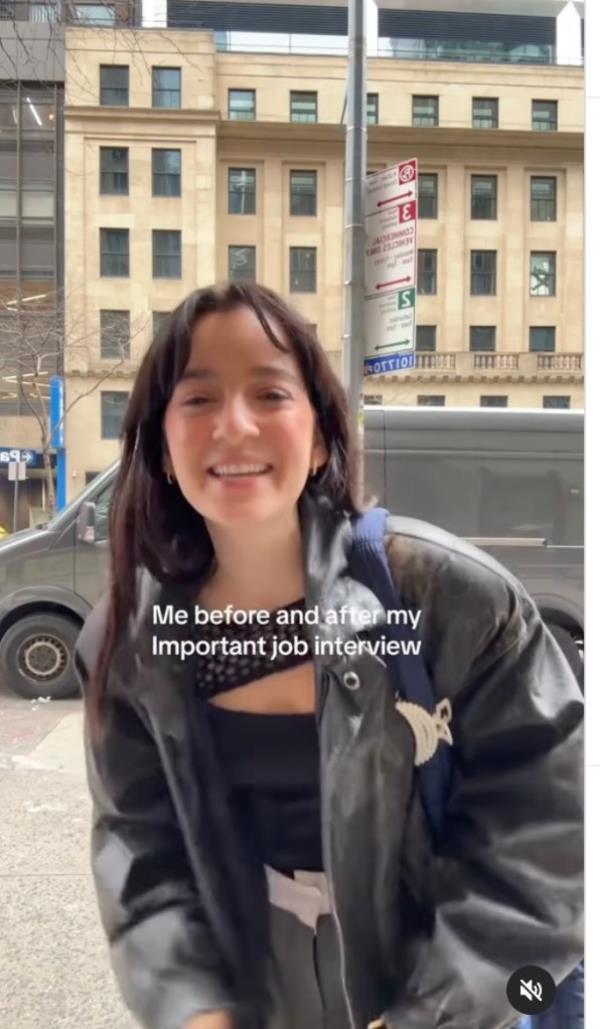 Lohanny on the day of her interview. 