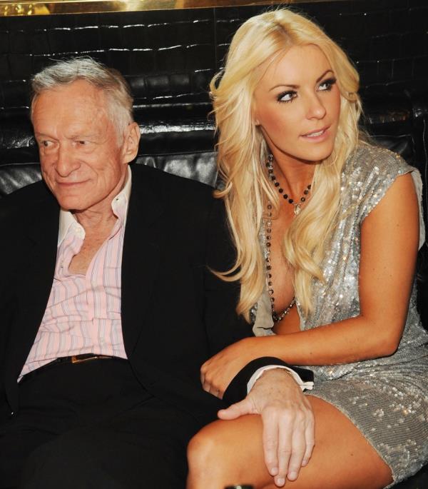 Hugh Hefner and Crystal Hefner