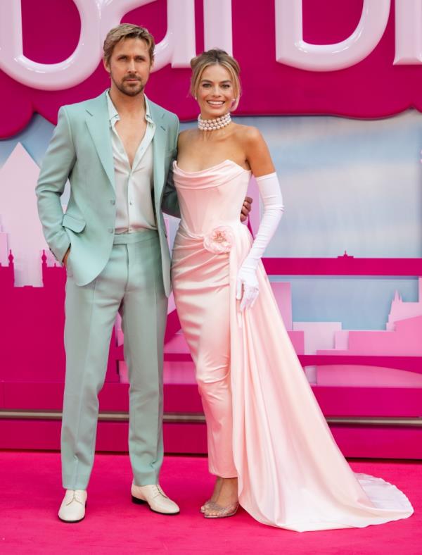 Margot Robbie's Barbie and Ryan Gosling's Ken