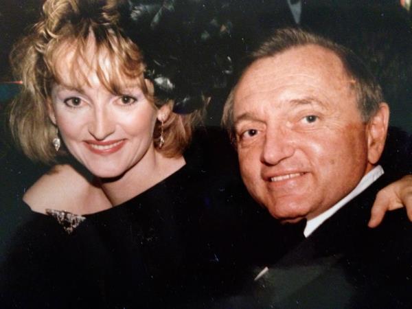 Barbara Handler, Ruth Handler, with a Barbie.