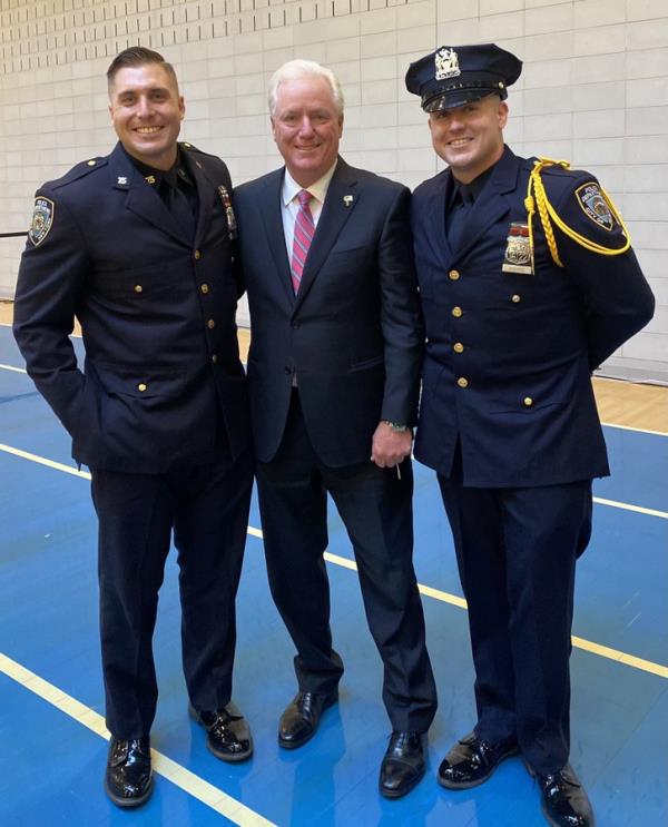 James Vigiano (R) with his brother Joe (L).
