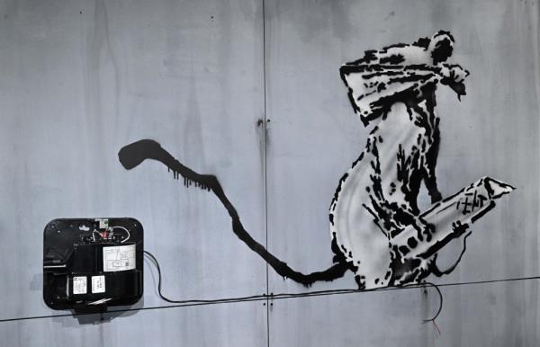 Bansky rat painting