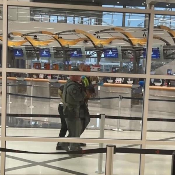 Moments before Milton stabbed two people, she stabbed her male taxi driver upon arrival to the airport, according to the Atlanta Journal Constitution. 