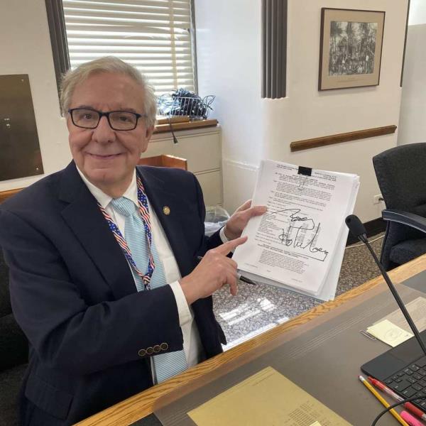 Instagram post featuring North Dakota Sen. Ray Holmberg