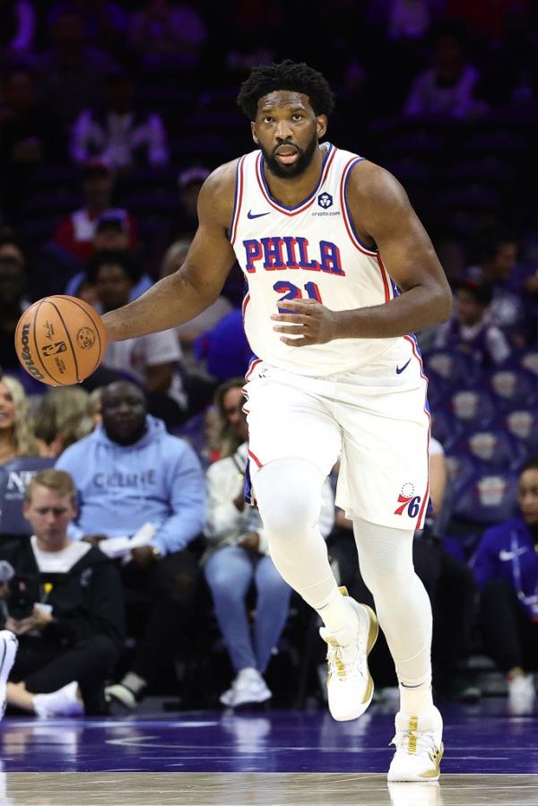 Joel Embiid could be a potential trade target for the Knicks.