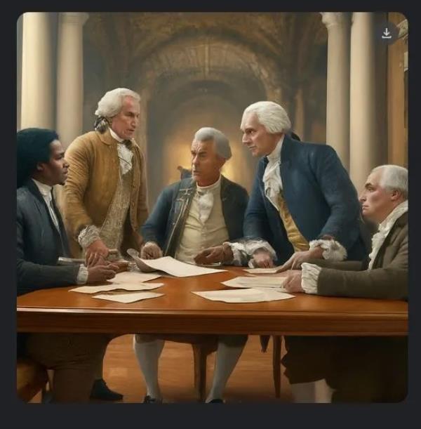 Google came under fire for historically inaccurate depictions such as minority Founding Fathers.