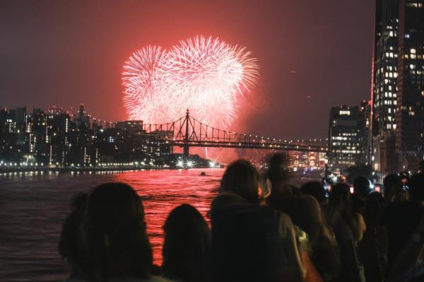 The fireworks show has been on the East River since 2014, when Mayor Bill de Blasio fought to move it over