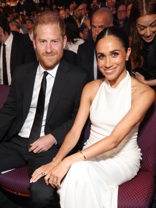 Prince Harry and Meghan, Duchess of Sussex, attending the 2024 ESPY Awards in Hollywood, California.