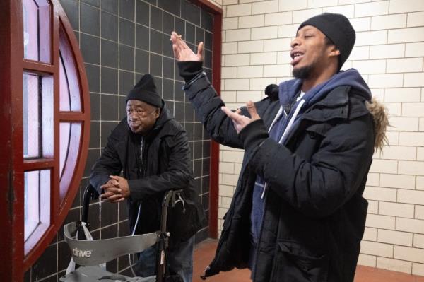 Hopkins friends Ollie Cameron and Billy Cullum. 