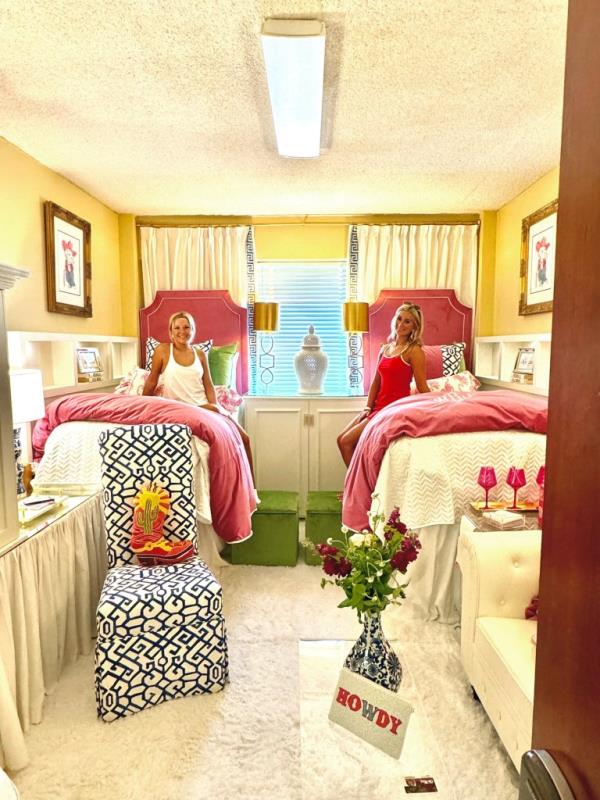 designer dorm room trend