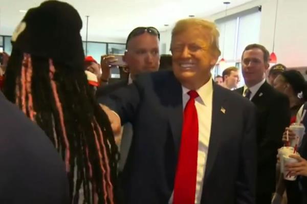 Co<em></em>nserve the Culture founder Michaelah Montgomery, who went viral Wednesday when she hugged Trump during his visit to the restaurant, joined 