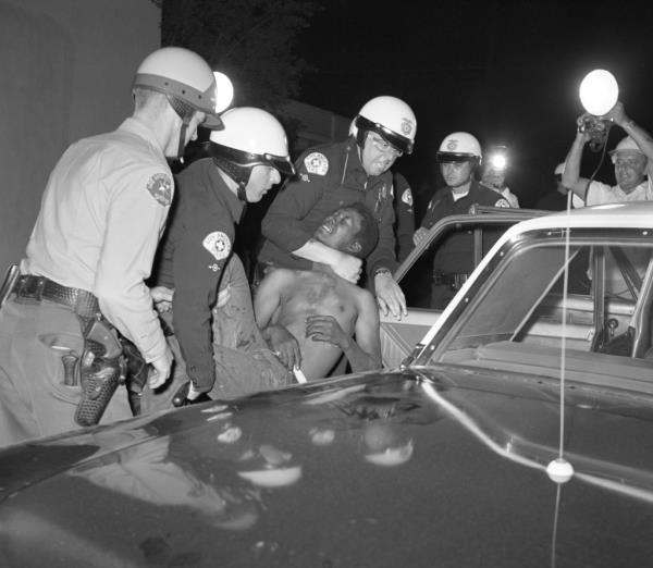 LAPD during the Watts riots of 1965