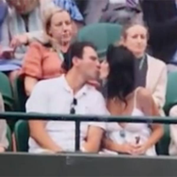 A couple taking in the action at the 2023 Wimbledon Champio<em></em>nships had Twitter buzzing over their PDA during Laurent Lokoli’s clash with Casper Ruud on July 3, 2023. 
