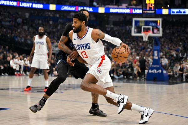 Paul George and the Clippers were eliminated by the Mavericks in the first round of the NBA playoffs.