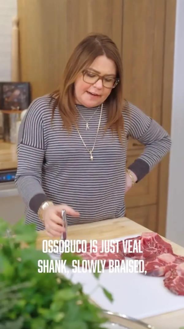 Rachael Ray making Ossobuco