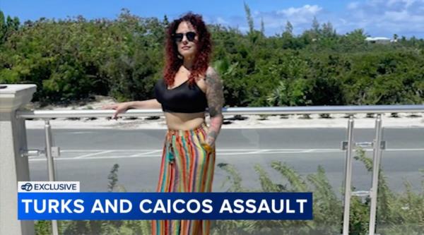 Suyapa Ramos, a New Jersey woman standing on a bridge, aiming to raise awareness a<em></em>bout travel safety after her traumatic experience