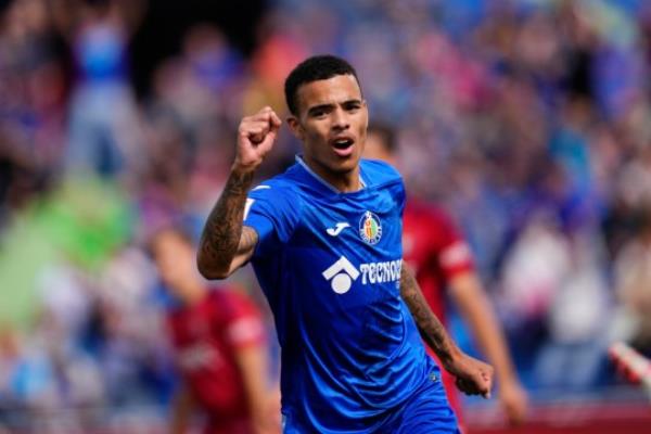 Mason Greenwood came on for the last 25 minutes of Getafe's win over Osasuna