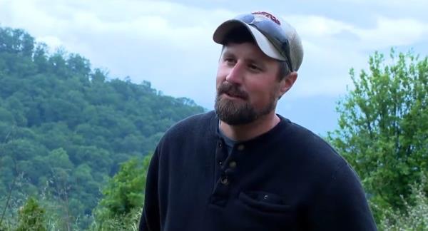 Justin Clo<em></em>ntz and a co-worker found the object on a remote hiking trail in North Carolina.