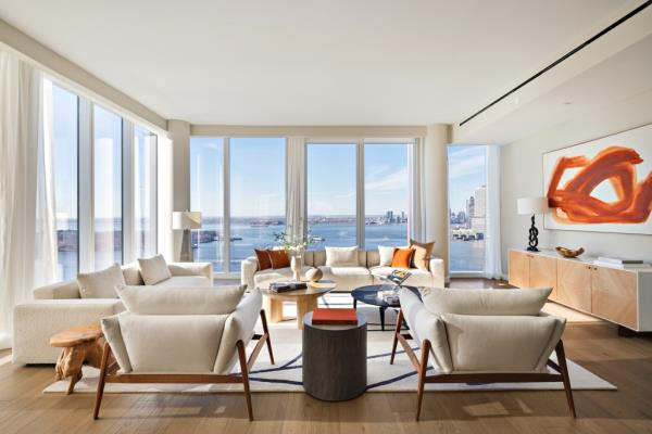 The penthouse is inside Brooklyn's Quay Tower.