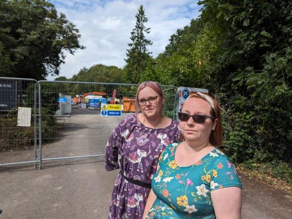 Gema Edwards-Smith (L) and Hayley Mason (R) are fighting tooth and nail