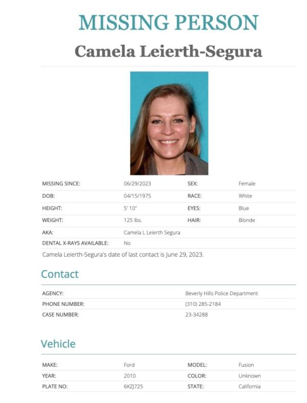 Missing-person report.