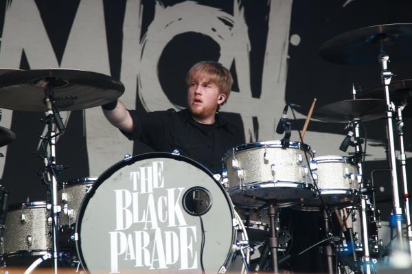 Bb Bryar performs with My Chemical Romance at the Big Day Out Festival in Sydney on Jan. 25, 2007.