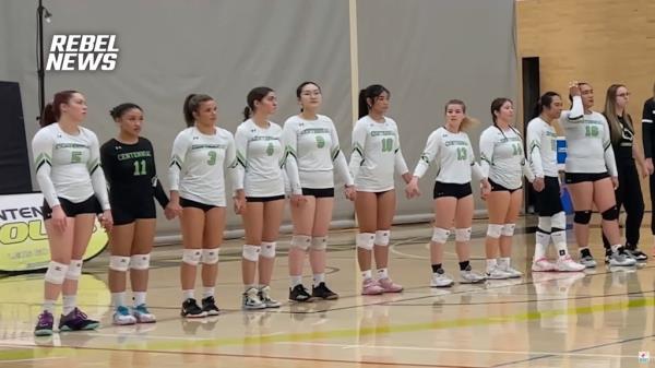 Volleyball players on Canadian women's teams