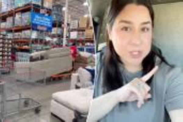 California woman returns damaged couch to Costco.