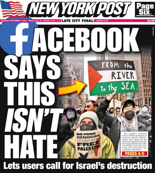 New York Post cover a<em></em>bout me<em></em>ta's decision