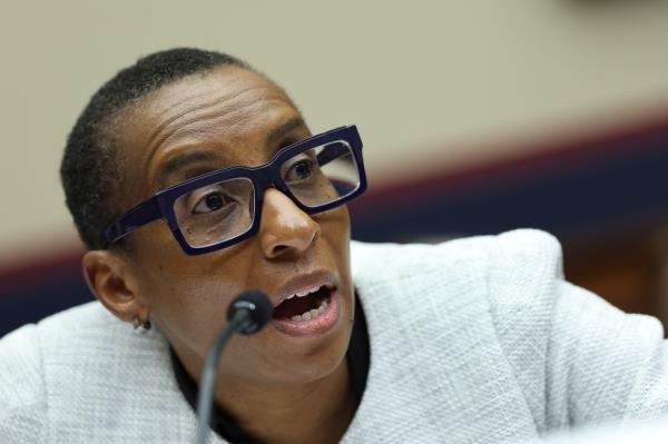 Harvard President Claudine Gay testifying at congress