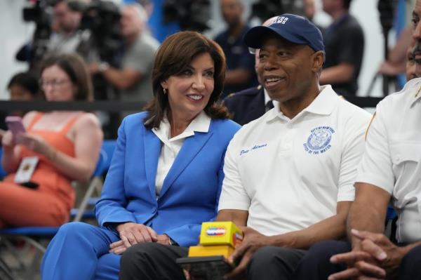 Kathy Hochul and Eric Adams