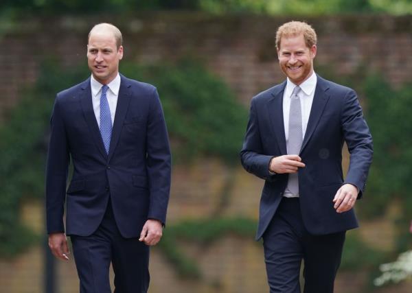 Harry and William seen together.