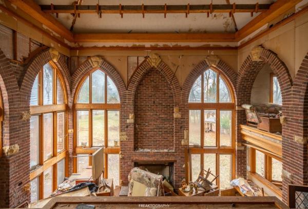 The living room.