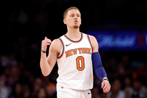Do<em></em>nte DiVincenzo signed with the Knicks this past offseason.