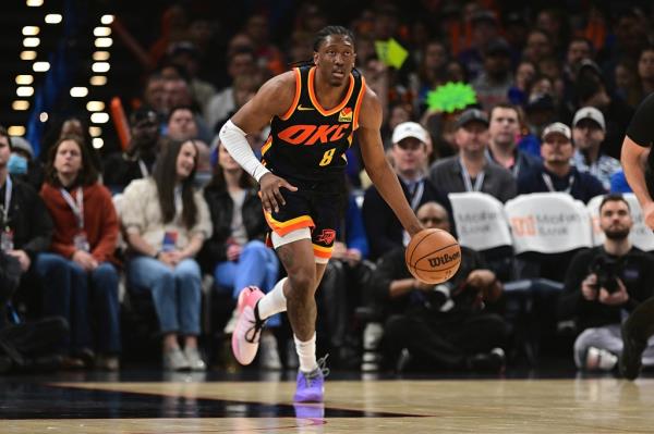 Jalen Williams of the Thunder will play in the Rising Stars game at All-Star Weekend.