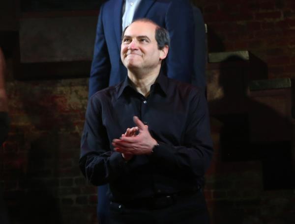 Michael Stuhlbarg during the first curtain call for the new play 