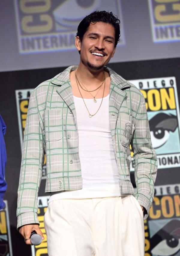 Danny Ramirez at the Marvel Studios Panel, 2024 Comic-Con International</p>

<p>　　Marvel Studios on July 27, 2024.