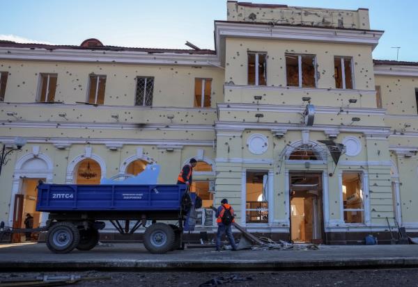The attack on the Kherson region and its capital hit residential areas and a mall as well as striking the power grid.