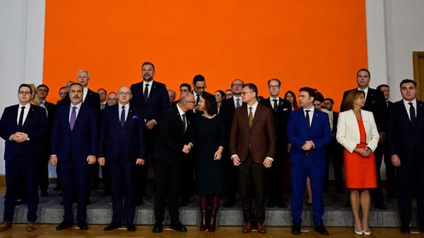 None of the other dozens of foreign chiefs seemed phased by the kiss, but prominent leaders and social media users sounded off, calling Grlic Radman's actions shameful.