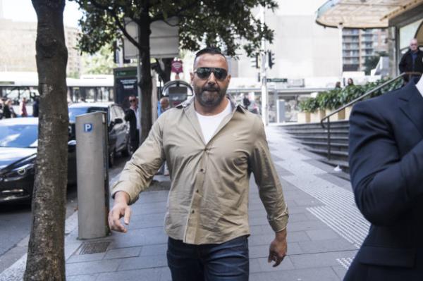 Hells Angels figure Angelo Pandeli in Sydney in 2017.
