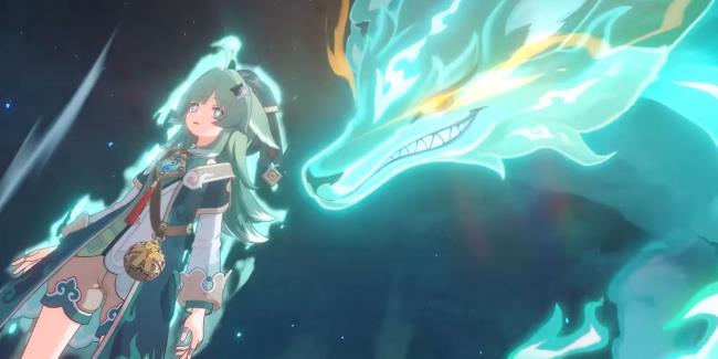 Ho<em></em>nkai Star Rail Huohuo Ultimate Animation With Dragon