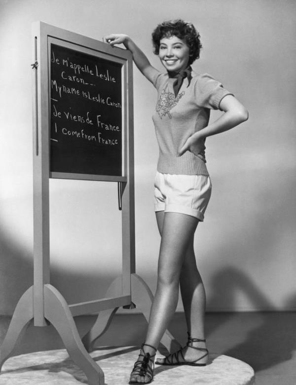 Leslie Caron starred in An American in Paris. 