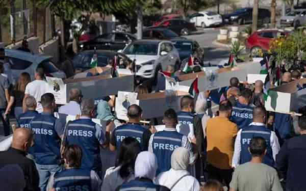 Israel-Hamas war takes 'record toll' on journalists, press freedom