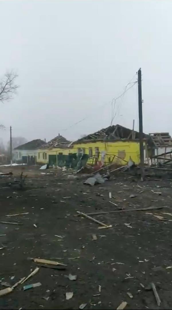 The missile struck at 9am on Jan. 2nd. 